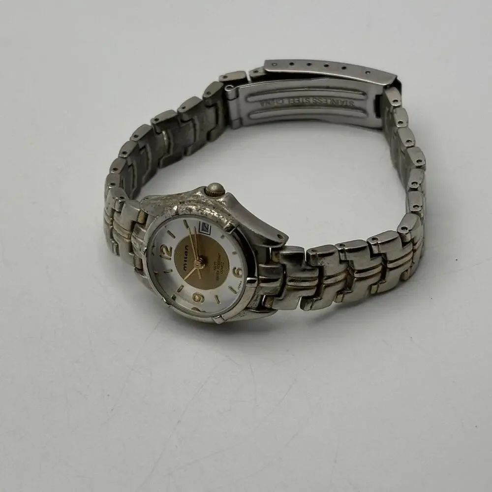 Vintage silver mens watch